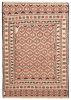Afghan Shiravan SMK 4'5" x 6'0" Flat-Weave Wool Tapestry Kilim 