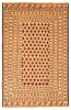 Afghan Shiravan SMK 3'11" x 6'2" Flat-Weave Wool Tapestry Kilim 