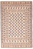 Afghan Shiravan SMK 4'0" x 6'0" Flat-Weave Wool Tapestry Kilim 