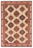 Persian Style 4'2" x 6'5" Hand-knotted Wool Rug 