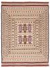 Afghan Shiravan SMK 3'10" x 5'5" Flat-Weave Wool Tapestry Kilim 