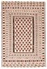 Afghan Shiravan SMK 4'2" x 6'4" Flat-Weave Wool Tapestry Kilim 