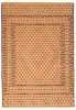 Afghan Shiravan SMK 4'3" x 6'3" Flat-Weave Wool Tapestry Kilim 