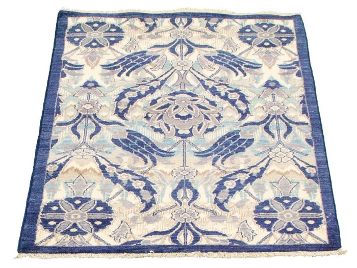 Pakistani Lahore Finest Collection 3'1" x 5'1" Hand-knotted Wool Rug 