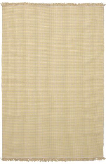 Indian Sedona 6'1" x 9'0" Flat-Weave Cotton Kilim 