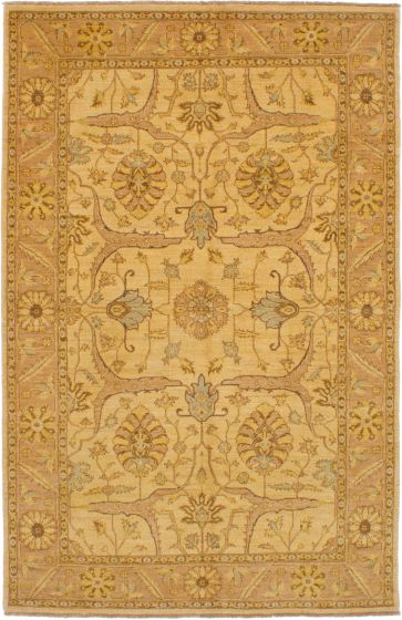 Indian Chobi Twisted 6'0" x 9'4" Hand-knotted Wool Rug 