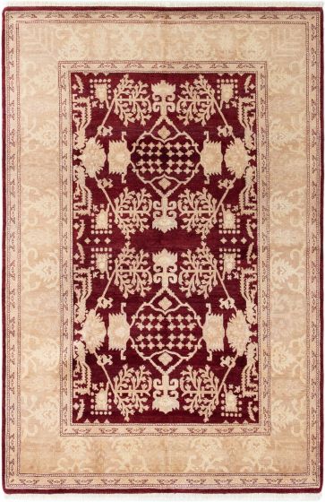 Afghan Finest Ziegler Chobi 6'2" x 9'3" Hand-knotted Wool Rug 