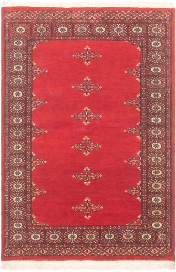 Tapis peshawar bokhara 3'1" x 4'9" en laine