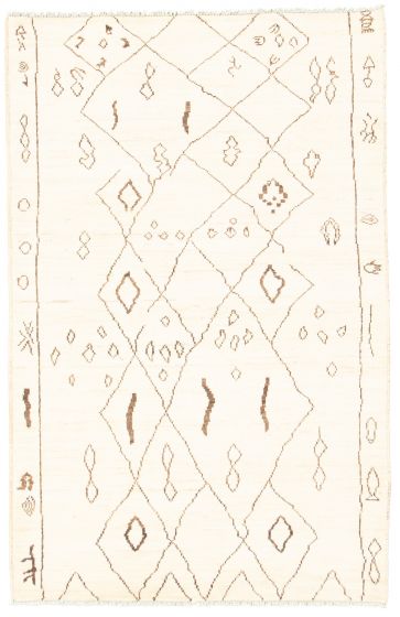 Pakistani Marrakech 5'1" x 7'9" Hand-knotted Wool Rug 