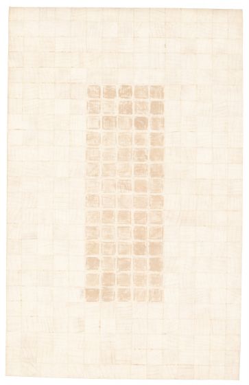 Argentina Cowhide Patchwork 5'0" x 8'0" Handmade Leather Rug 