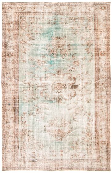Tapis surteint coloré 5'4" x 8'5" en laine