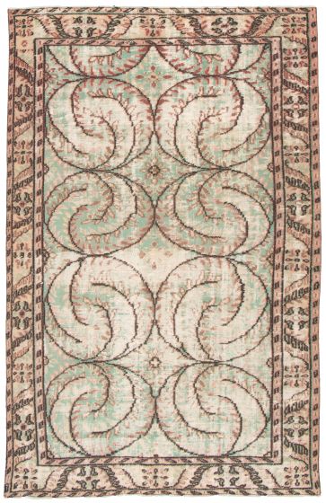 Tapis melis vintage 6'4" x 9'7" en laine