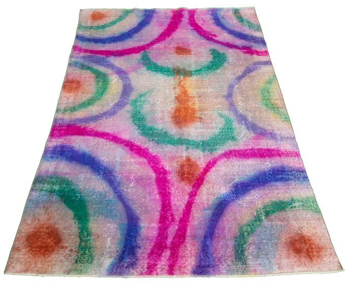 Turkish Color Transition 6'2" x 9'7" Hand-knotted Wool Rug 