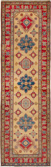 Afghan Finest Ghazni 2'10" x 9'9" Hand-knotted Wool Rug 