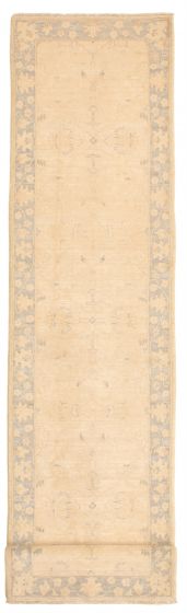Pakistani Peshawar Oushak 2'8" x 11'5" Hand-knotted Wool Rug 