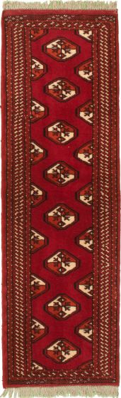 Tapis turkman 1'11" x 6'3" en laine