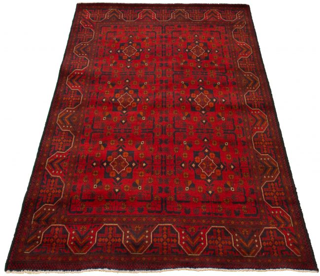 Afghan Finest Khal Mohammadi 5'1" x 6'4" Hand-knotted Wool Rug 