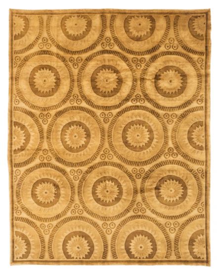 Nepal Opulence 8'0" x 10'0" Hand-knotted Wool Rug 