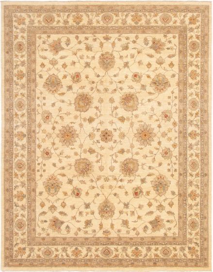 Afghan Chobi Finest 8'0" x 10'2" Hand-knotted Wool Rug 