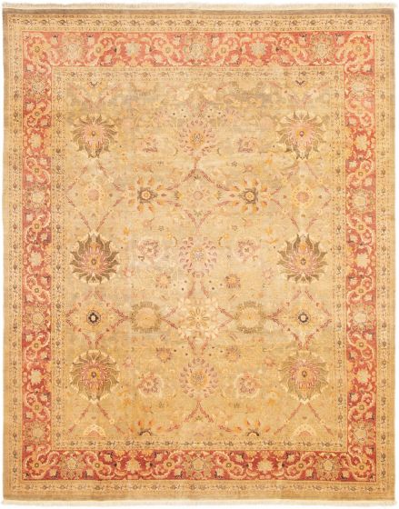 Pakistani Peshawar Oushak 8'0" x 10'0" Hand-knotted Wool Rug 