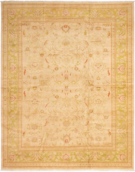 Pakistani Peshawar Oushak 12'1" x 15'2" Hand-knotted Wool Rug 
