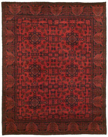 Afghan Finest Khal Mohammadi 4'10" x 6'6" Hand-knotted Wool Rug 