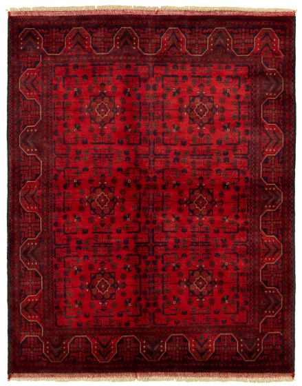 Afghan Finest Khal Mohammadi 5'0" x 6'4" Hand-knotted Wool Rug 