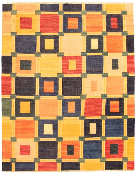 Turkish Sundance 9'2" x 11'10" Flat-Weave Wool Kilim 