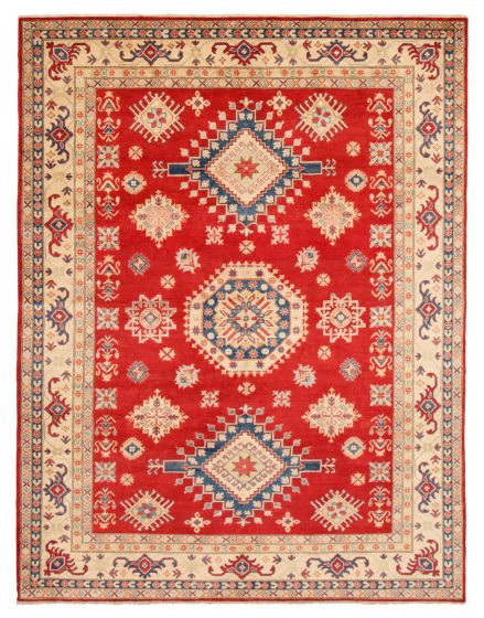 Afghan Finest Ghazni 9'0" x 11'10" Hand-knotted Wool Rug 