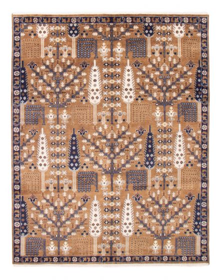 Indian Serapi Heritage 7'11" x 10'0" Hand-knotted Wool Rug 