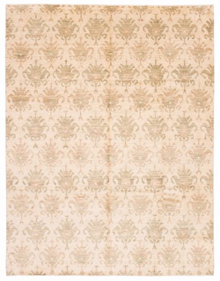 Indian Mystique 9'2" x 12'0" Hand-knotted Wool Rug 