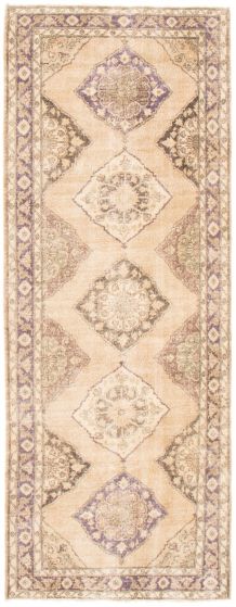 Turkish Anadol Vintage 4'9" x 12'9" Hand-knotted Wool Rug 