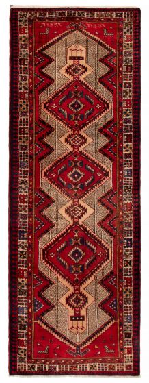 Persian Style 3'11" x 10'9" Hand-knotted Wool Rug 