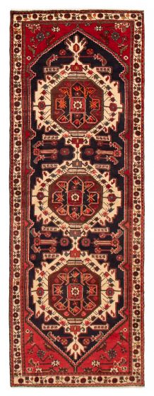 Persian Style 3'7" x 10'2" Hand-knotted Wool Rug 