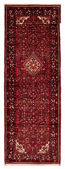 Persian Style 4'1" x 13'9" Hand-knotted Wool Rug 