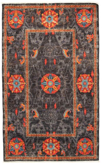 Pakistani Lahore Finest Collection 8'1" x 10'1" Hand-knotted Wool Rug 