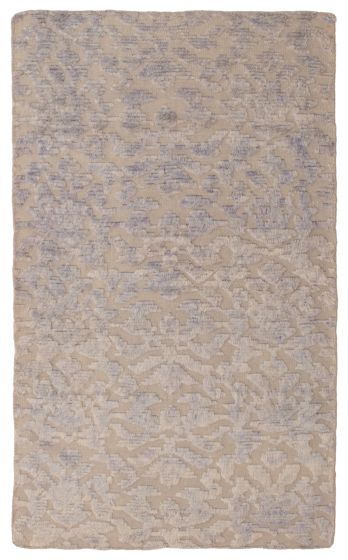 Indian Tangier 4'8" x 7'11" Hand-knotted Wool Rug 