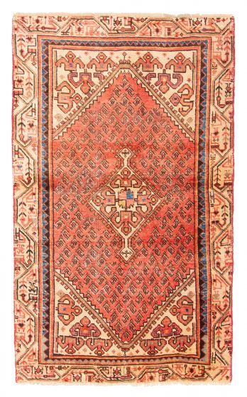 Persian Style 3'0" x 5'1" Hand-knotted Wool Rug 