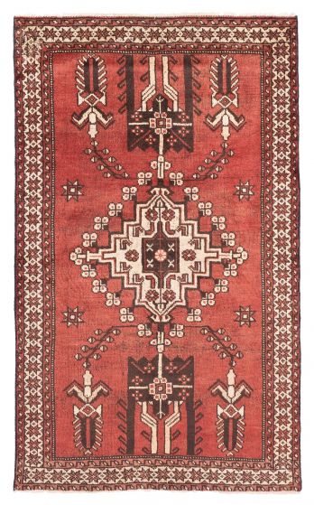 Persian Style 3'10" x 6'5" Hand-knotted Wool Rug 