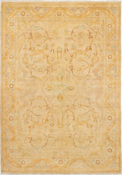 Afghan Chobi Finest 6'3" x 8'10" Hand-knotted Wool Rug 