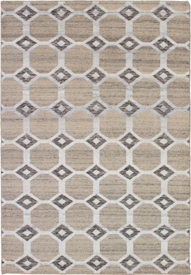 Indian La Seda 5'2" x 7'6" Hand-knotted Silk, Wool Rug 