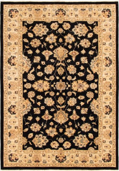 Indian Chobi Twisted 6'2" x 8'10" Hand-knotted Wool Rug 