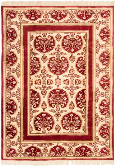 Turkish Melis Vintage 6'11" x 9'6" Hand-knotted Wool Rug 