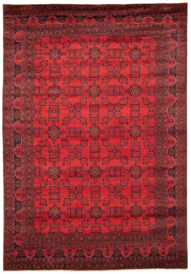 Afghan Finest Khal Mohammadi 6'8" x 9'9" Hand-knotted Wool Rug