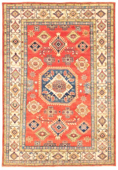 Afghan Finest Ghazni 6'7" x 9'7" Hand-knotted Wool Rug 