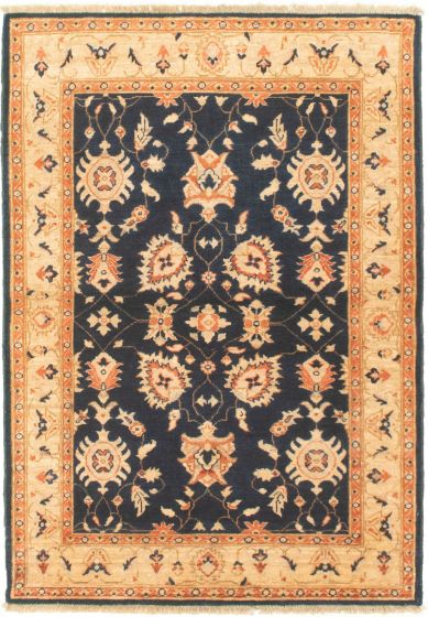 Afghan Chobi Finest 4'0" x 6'0" Hand-knotted Wool Rug 