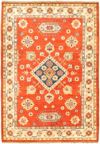Afghan Finest Ghazni 3'4" x 4'11" Hand-knotted Wool Rug 