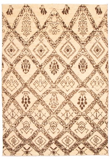 Pakistani Pak Finest Marrakesh 9'8" x 13'10" Hand-knotted Wool Rug 