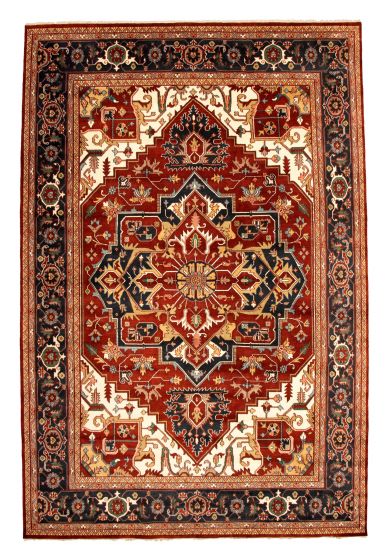 Indian Serapi Heritage 11'10" x 17'10" Hand-knotted Wool Rug 