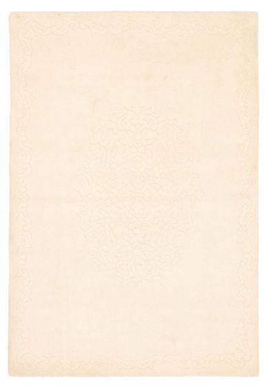 Indian Indo Vintage 3'0" x 5'0" Hand-knotted Wool Rug 
